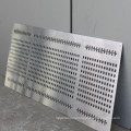 Mill Finish 304 Stainless Metal Decorative Perforated Steel Plate